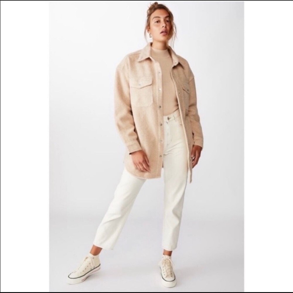 Cotton On Elyse Beige Shacket